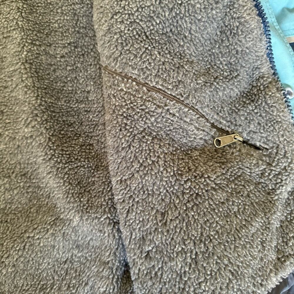 Vintage Patagonia Kids’ Jacket Fleece Lined Blue Size 12 - Picture 10 of 15